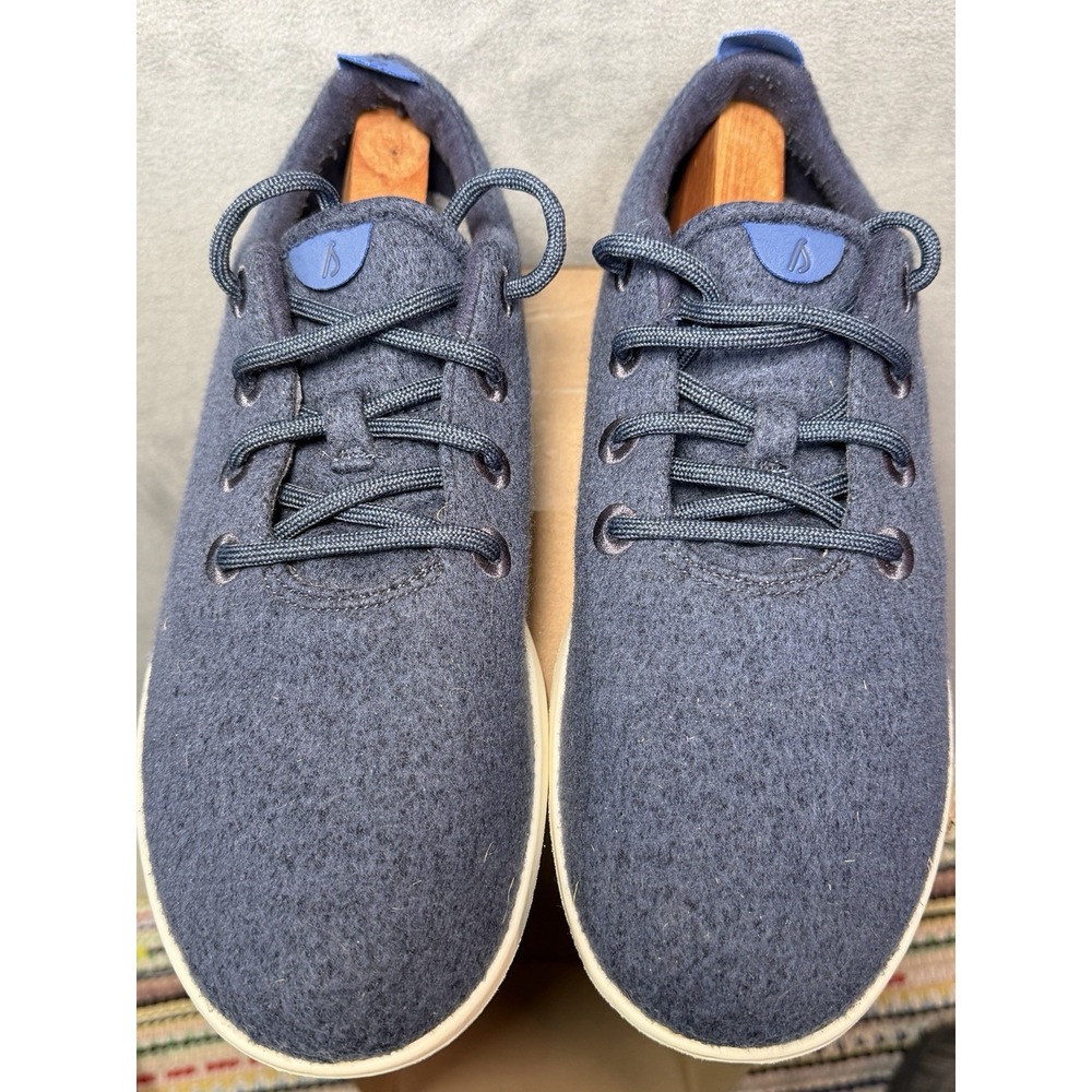 Allbirds Wool Runner Shoes Mens Size 12 Blue Merino Wool Casual Sneakers Low Top